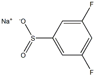 sodium:3,5-difluorobenzenesulfinate Structure