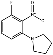 1-(3-fluoro-2-nitrophenyl)pyrrolidine Structure