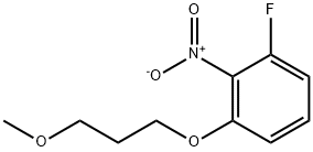 1-Fluoro-3-(3-methoxypropoxy)-2-nitrobenzene Structure