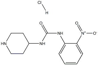 1-(2-Nitrophenyl)-3-(piperidin-4-yl)ureahydrochloride Structure