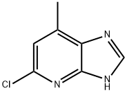 5-CHLORO-7-METHYL-3H-IMIDAZO[4,5-B]PYRIDINE 구조식 이미지