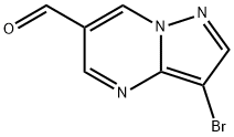 3-bromopyrazolo[1,5-a]pyrimidine-6-carbaldehyde 구조식 이미지