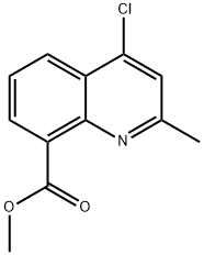 4-Chloro-2-methyl-quinoline-8-carboxylic acid methyl ester 구조식 이미지