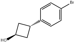 TRANS-3-(4-BROMOPHENYL)CYCLOBUTANOL Structure