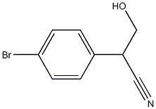 2-(4-BROMOPHENYL)-3-HYDROXYPROPANENITRILE Structure