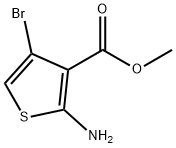 METHYL2-AMINO-4-BROMOTHIOPHENE-3-CARBOXYLATE HCL 구조식 이미지