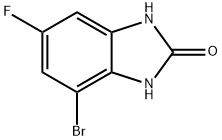 4-Bromo-6-fluoro-1,3-dihydro-benzoimidazol-2-one Structure