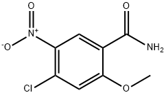 4-Chloro-2-methoxy-5-nitro-benzamide Structure