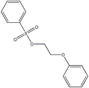 Ethanol, 2-phenoxy-, benzenesulfonate 구조식 이미지