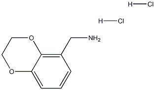(2,3-Dihydrobenzo[b][1,4]dioxin-5-yl)methanamine dihydrochloride Structure