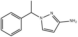 1-(1-phenylethyl)-1H-pyrazol-3-amine 구조식 이미지