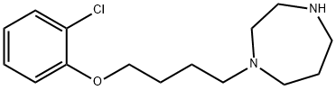 1-[4-(2-chlorophenoxy)butyl]-1,4-diazepane 구조식 이미지