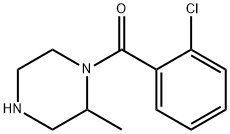 1-(2-chlorobenzoyl)-2-methylpiperazine 구조식 이미지