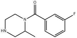 1-(3-fluorobenzoyl)-2-methylpiperazine 구조식 이미지