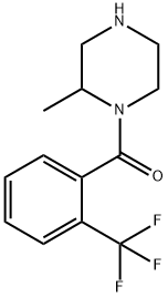 2-methyl-1-[2-(trifluoromethyl)benzoyl]piperazine 구조식 이미지