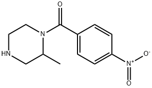 2-methyl-1-(4-nitrobenzoyl)piperazine Structure