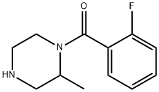 1-(2-fluorobenzoyl)-2-methylpiperazine 구조식 이미지