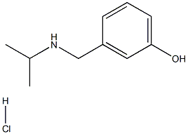 3-{[(propan-2-yl)amino]methyl}phenol hydrochloride 구조식 이미지