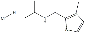 [(3-methylthiophen-2-yl)methyl](propan-2-yl)amine hydrochloride Structure