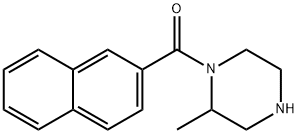 2-methyl-1-(naphthalene-2-carbonyl)piperazine 구조식 이미지