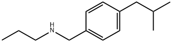 {[4-(2-methylpropyl)phenyl]methyl}(propyl)amine Structure