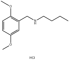 butyl[(2,5-dimethoxyphenyl)methyl]amine hydrochloride 구조식 이미지