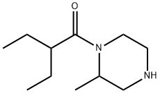 2-ethyl-1-(2-methylpiperazin-1-yl)butan-1-one 구조식 이미지