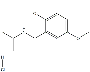 [(2,5-dimethoxyphenyl)methyl](propan-2-yl)amine hydrochloride Structure