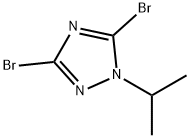 3,5-Dibromo-1-isopropyl-1H-[1,2,4]triazole Structure