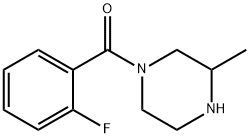 1-(2-fluorobenzoyl)-3-methylpiperazine Structure