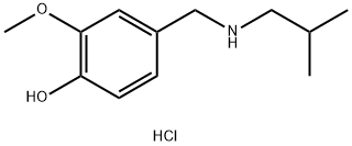 2-methoxy-4-{[(2-methylpropyl)amino]methyl}phenol hydrochloride Structure