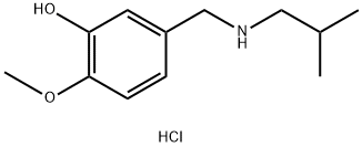 2-methoxy-5-{[(2-methylpropyl)amino]methyl}phenol hydrochloride Structure