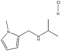 [(1-methyl-1H-pyrrol-2-yl)methyl](propan-2-yl)amine hydrochloride Structure