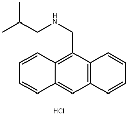 [(anthracen-9-yl)methyl](2-methylpropyl)amine hydrochloride Structure