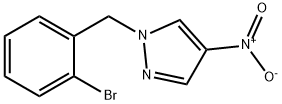 1-[(2-bromophenyl)methyl]-4-nitro-1H-pyrazole Structure