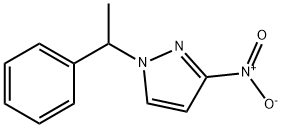 3-nitro-1-(1-phenylethyl)-1H-pyrazole 구조식 이미지