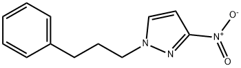3-nitro-1-(3-phenylpropyl)-1H-pyrazole Structure