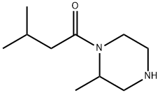 3-methyl-1-(2-methylpiperazin-1-yl)butan-1-one 구조식 이미지