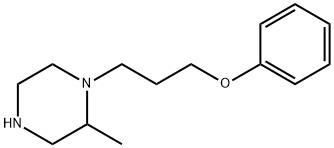 2-methyl-1-(3-phenoxypropyl)piperazine 구조식 이미지