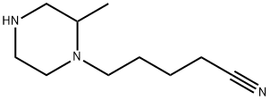 5-(2-methylpiperazin-1-yl)pentanenitrile 구조식 이미지
