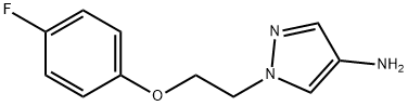 1-[2-(4-fluorophenoxy)ethyl]-1H-pyrazol-4-amine Structure