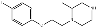 1-[2-(4-fluorophenoxy)ethyl]-2-methylpiperazine 구조식 이미지