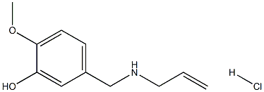 2-methoxy-5-{[(prop-2-en-1-yl)amino]methyl}phenol hydrochloride Structure