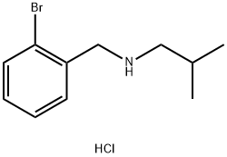 [(2-bromophenyl)methyl](2-methylpropyl)amine hydrochloride 구조식 이미지