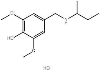 4-{[(butan-2-yl)amino]methyl}-2,6-dimethoxyphenol hydrochloride 구조식 이미지