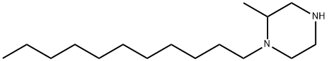 2-methyl-1-undecylpiperazine Structure