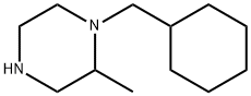 1-(cyclohexylmethyl)-2-methylpiperazine 구조식 이미지