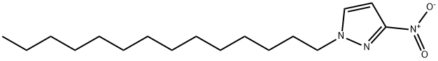 3-nitro-1-tetradecyl-1H-pyrazole Structure