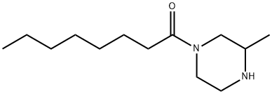 1-(3-methylpiperazin-1-yl)octan-1-one 구조식 이미지