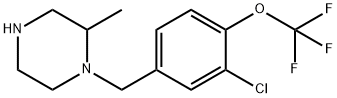 1-{[3-chloro-4-(trifluoromethoxy)phenyl]methyl}-2-methylpiperazine Structure